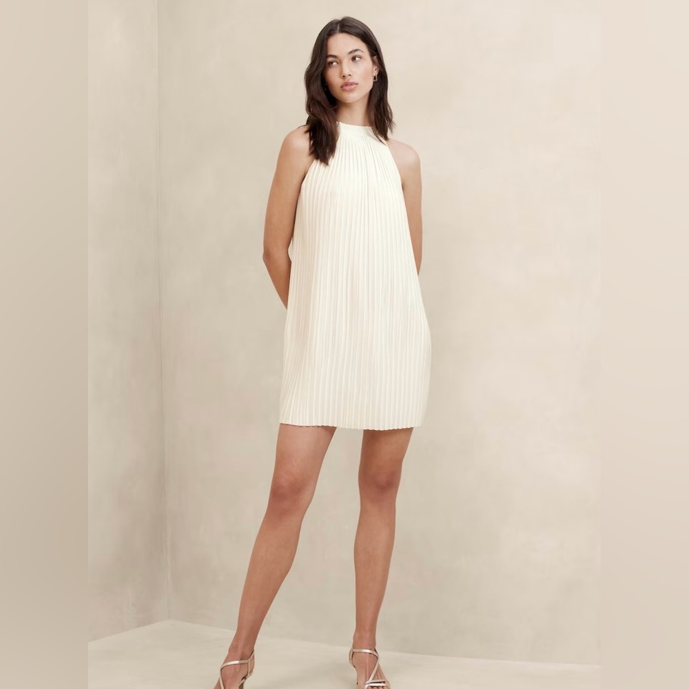 Banana Republic Cream Mini Dress